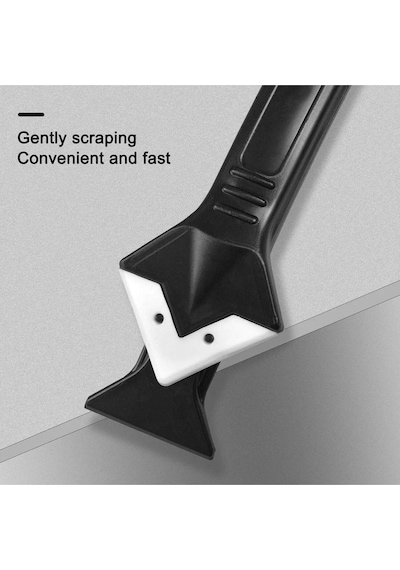 5 In 1 Silikon Kazıyıcı Derz Ve Tutkal Sökücü Bıçak Açısı Güzellik Dikiş Spatula Karışık