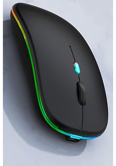 Led Kablosuz Bluetooth Fare, İnce Şarj Edilebilir Sessiz Mouse Taşınabilir Usb2.4g Bluetooth5.1modlu Diğer Led Kablosuz Bluetooth Fare, İnce Şarj Edilebilir Sessiz Mouse Taşınabilir Usb2.4g Bluetooth5.1modlu Diğer