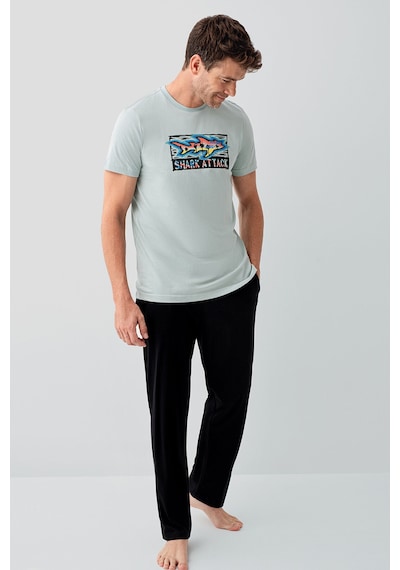 Arnetta Erkek Yeşil Pijama Takımı Ar3701-s-v2 Yeşil