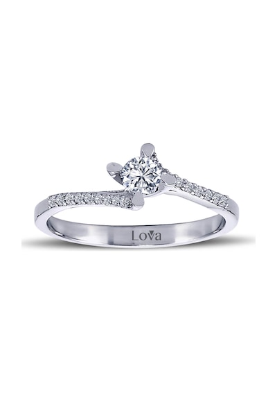 Lova Toplam 0,38 Karat Pırlanta Tektaş Yüzük - 1070061