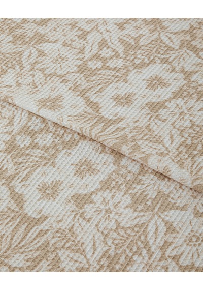 English Home Dyna Çift Kişilik Pike Takımı 200x220 Cm Bej