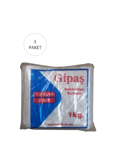 Bakkaliye Naylon Torba 1'kg Lık 20x30 Cm 1 Paket Takriben 360 Adet