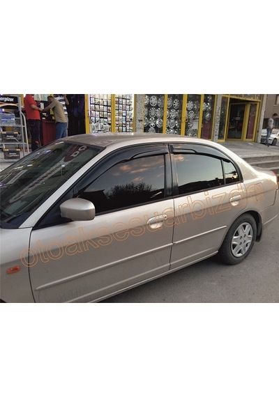 Honda Civic Mügen Cam Rüzgarlığı 2001-2006 Arası 4 Lü Ithal N11.35220