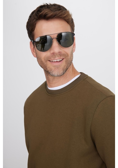 Tudors Unisex Relax Fit Rahat Kesim Pamuklu 3 İplik İçi Polarlı Yeşil Bisiklet Yaka Sweatshirt-37020 Yeşil Tudors Unisex Relax Fit Rahat Kesim Pamuklu 3 İplik İçi Polarlı Yeşil Bisiklet Yaka Sweatshirt-37020 Yeşil