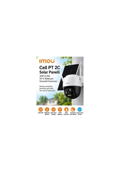 Imou Kıt Ipc-b7c-3m0weh/fsp12-typec 3 Mp Dış Ortam Bataryalı 4g Kamera Ve Solar Panel Kiti Cell Pt 2c Kit Imou Kıt Ipc-b7c-3m0weh/fsp12-typec 3 Mp Dış Ortam Bataryalı 4g Kamera Ve Solar Panel Kiti Cell Pt 2c Kit