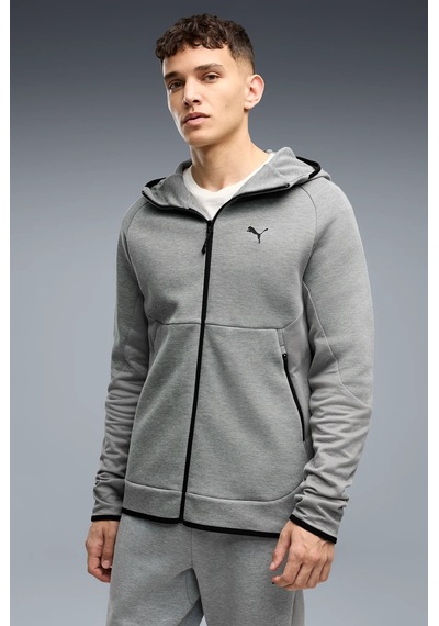 Puma Pumatech Full-zip Hoodie Gri Erkek Sweatshirt 69395103