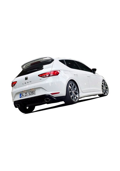 Seat Leon MK3 -5F 2013-2016 Style Arka Tampn Eki Difüzör Plastk