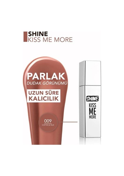 Flormar Shine Kiss Me More 009 Coffe&talk 01