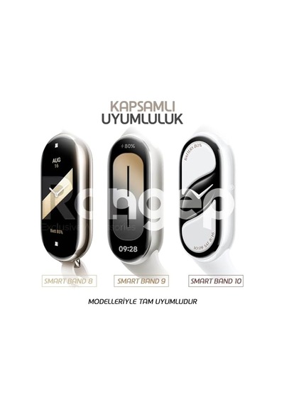 Uyumlu Mi Band 10 9 8 Için Hook Loop Kumaş Kordon Terletmeyen Nefes Alan Hafif Yapılı Cildi Tahriş Etmeyen Tasarım