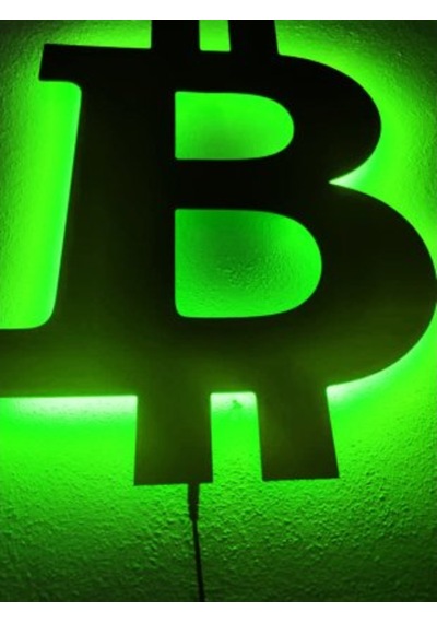 Bitcoin Btc Led Işıklı Tablo (524628174)