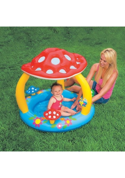 İntex Mantar Bebek Havuzu 102x89cm.