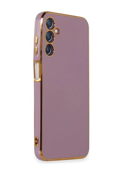 Durukar Samsung Galaxy M14 5g Kılıf Volet Silikon - Mor