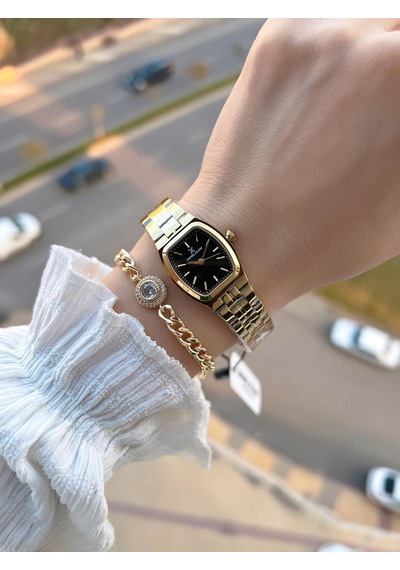 Daniel Klein Vintage Seri Küçük Kasa 2 Yıl Garantili 3 Atm Kadın Kol Saati+bileklik Bff.14117.8 Sarı