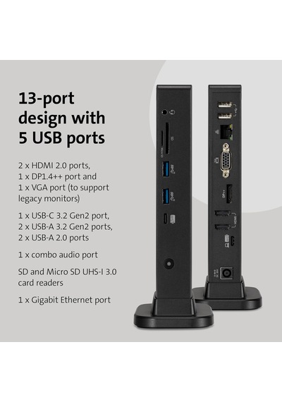 Kensington Sd4849p Usb-c Üçlü Video Destekli Dock Usb Çoklayıcı