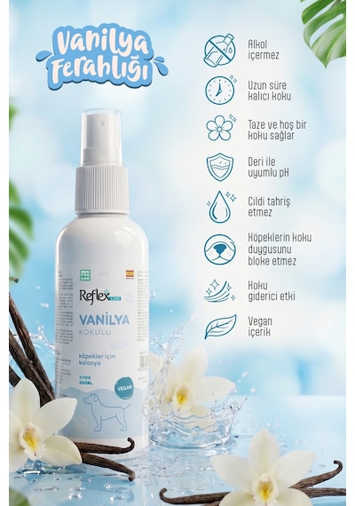 Reflex Care Vanilya Kokulu Köpek Kolonyası 125 Ml