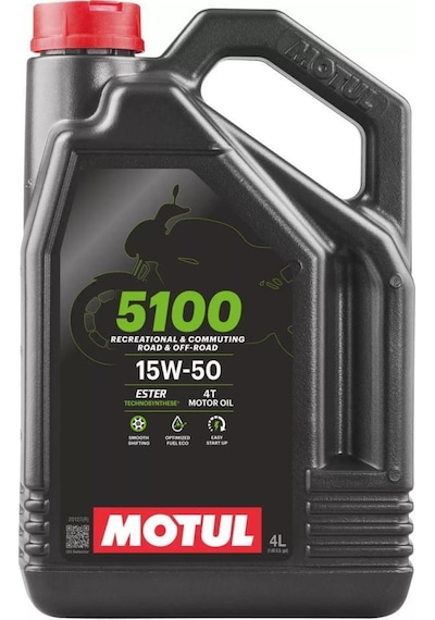 Motul 5100 4T 15W-50 Motosiklet Motor Yağ 4 L