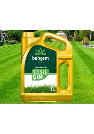 Gübretaş Bahçem Yeşil Çim Plus Sıvı Bitki Besini 5Lt