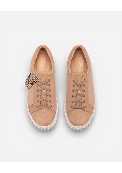 Clarks Mayhill Walk Beige Suede Kadın Bej Günlük Ayakkabı 26186005