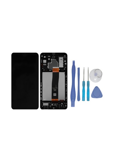 Samsung Galaxy M32 5g Sm-m326 Uyumlu Lcd Ekran Dokunmatik Servis Çıtalı + Tamir Seti