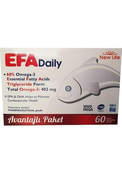 New Life Efa Daily 60 Kapsül