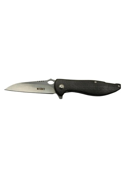 Hubrendy Çer Crkt Lotus 1265 Bk Siyah Kamp / Outdoor Çakı 18cm - Yarı Otomatik, Kemerlikli, Kutulu