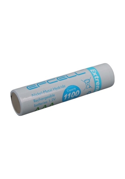 Efcell Extreme Life+ 1.2 Volt 1100mah Aaa İnce Şarjlı Pil 2'li Paket
