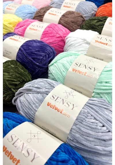 Sensy Velvet Slim El Örgü Ipi Battaniye Ipi Kazak Ipi Bebek Battaniye Ipi Kadife Ip Amigurumi Ip Mor