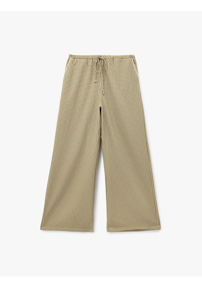 Koton Rahat Kalıp Cepli Beli Bağlamalı Poplin Kareli Pijama Altı Yeşil Ekose 6wlk50046mw Yeşil Ekoseli Koton Rahat Kalıp Cepli Beli Bağlamalı Poplin Kareli Pijama Altı Yeşil Ekose 6wlk50046mw Yeşil Ekoseli
