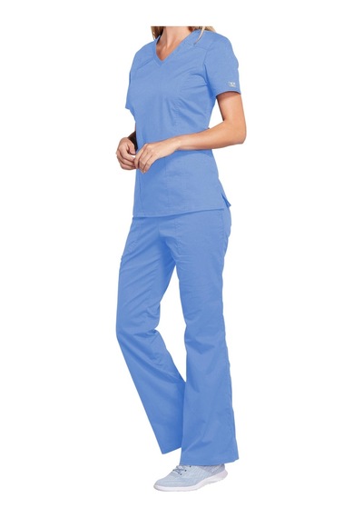 Cherokee Core Stretch Medikal Giyim Doktor Scrubs Cerrahi Takım Likralı Hastane Üniforması 001