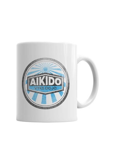 Logo Distress Aıkıdo Kupa Bardak Porselen Karışık