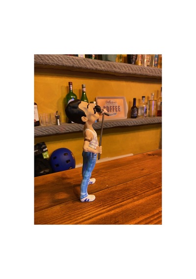 Freddie Mercury Figür 20cm-3d Baskı-kolleksiyonluk Biblo