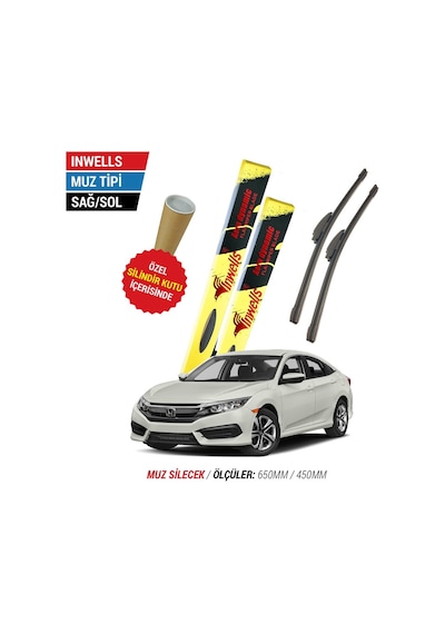 Honda Civic İnwells Muz Silecek (2017-2021 FC5)