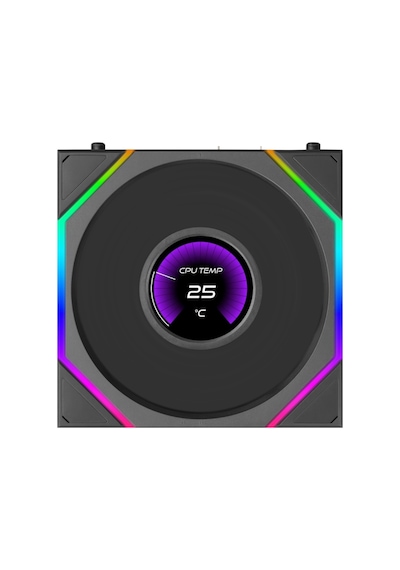 Lian Li Unı Fan Reverse Tl Lcd Flex 1x120mm Siyah Kasa Fanı Azaz0llı0133