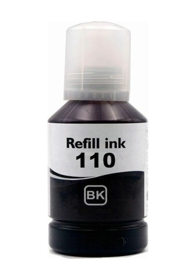 Epson 110 Ecotank M1120 Siyah Pigmentli İthal Uyumlu Mürekkep - 127 Ml