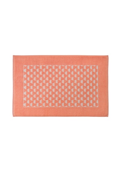 Doqu Home Jungle Muse Piramit Ayak Havlusu 50x80 Mercan Pembe