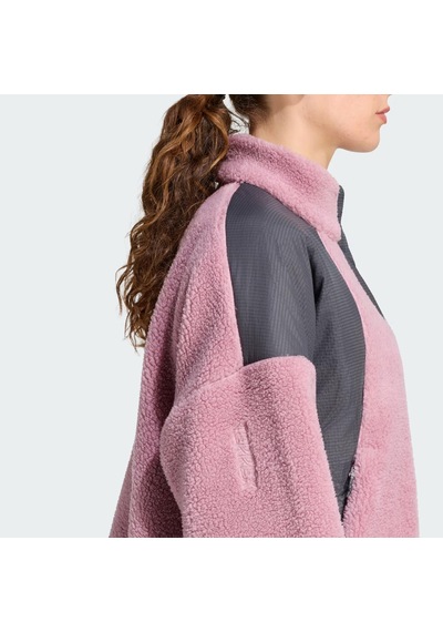 Adidas Terrex Xploric Climawarm High Pile Snap Kadın Sweatshirt C-adıkh4594b30a00 Pembe