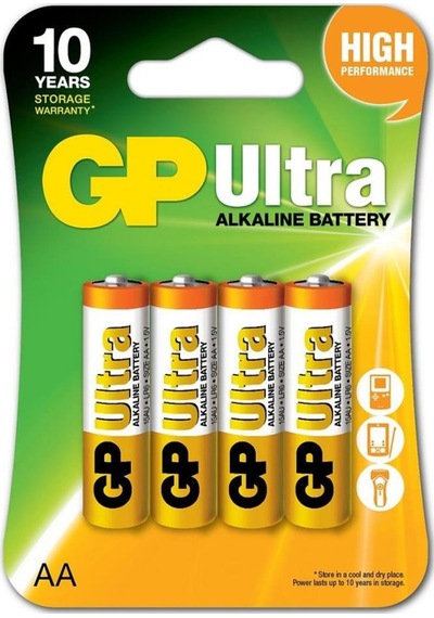 Gp Ultra Alkalin Aa Kalem Pil 4lü