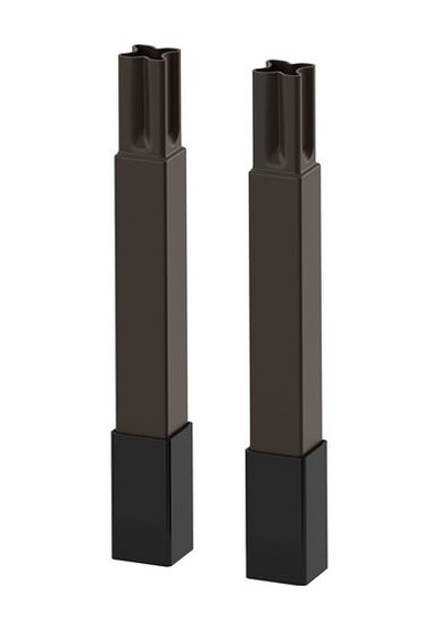 Ikea Enhet Ayak, Antrasit, 12,5 Cm, Açık Raf Ünitesi İçin