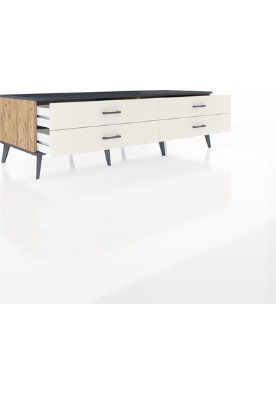 Kronos Tv Ünitesi 4 Çekmeceli 176x59x51 Çam-antrasit/aytaşı Antrasıt/aytası Kronos Tv Ünitesi 4 Çekmeceli 176x59x51 Çam-antrasit/aytaşı Antrasıt/aytası