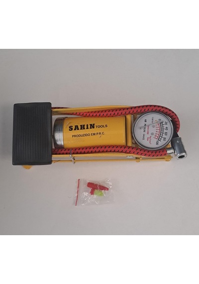 Şahin Tools Bisiklet Pompası / Ayak Pompası Barometreli Basmalı Şht-082