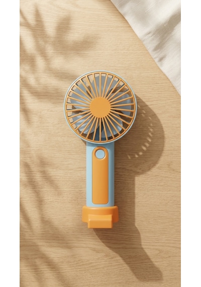 Renkli Mini El Fanı, Taşınabilir Kompakt Tasarım Usb Şarjlı Güçlü Soğutucu Fan-pl121