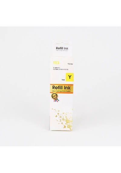 Refill Ink Epson 103 L3110/3111/3150 Sarı Uyumlu Kartuş