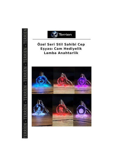 Özel Seri Stil Sahibi Cep Eşyası Cam Hediyelik Lamba Anahtarlik