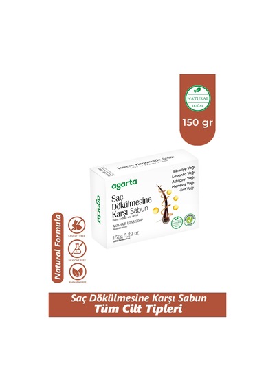 Sabun 150gr & Saç Dökülme Karşıtı Doğal Sabun Adaçayı
