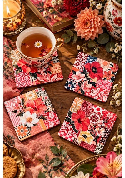 Blooming Garden Vintage Çiçek Desenli Temalı 4 Lü Bardak Altlığı Set 9 Cm, 3 Mm Ahşap Mdf, Dijital Baskı - 933718893 Diğer Blooming Garden Vintage Çiçek Desenli Temalı 4 Lü Bardak Altlığı Set 9 Cm, 3 Mm Ahşap Mdf, Dijital Baskı - 933718893 Diğer