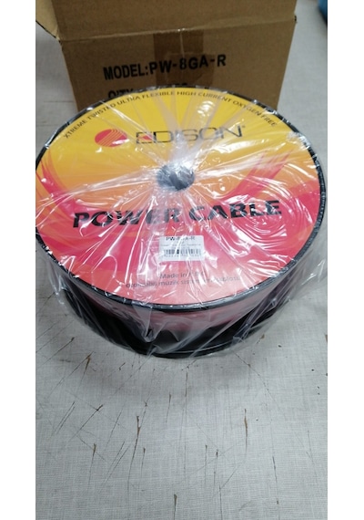 Edison Pw-8ga Oto Anfi Tesisat Kablosu Silikon 4ga 50 Metre