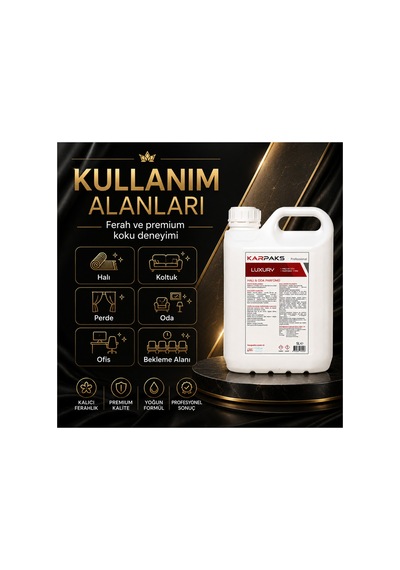 Luxury Halı Ve Oda Parfümü 5 L Premium Ferah Koku Profesyonel Kullanım