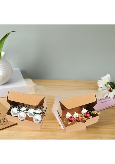 Kilitli E-ticaret Hediye Kutusu, Kraft Karton Kargo Paketleme Kutusu, 25 Adet, 17x12x5 Cm 25 Adet