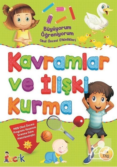 Mercankitap- Büyüyorum Öğreniyorum Okul Öncesi Etkinlikleri / Kavramlar ve ...