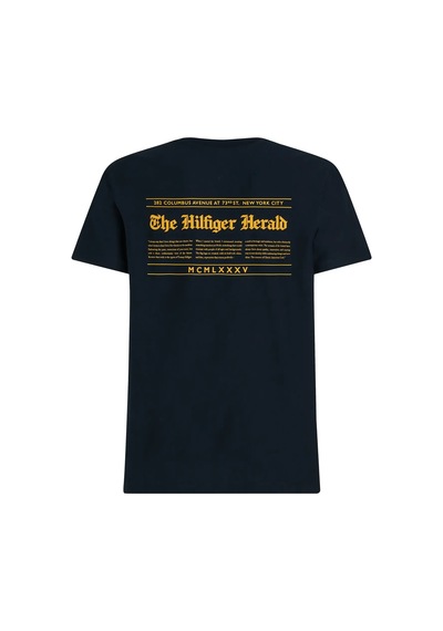 Tommy Hilfiger Hılfıger Herald Back, Dw5 Siyah Erkek T-shirt & Polo